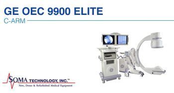 GE OEC 9900 Elite C-Arm With Continual High Level Fluoroscopy