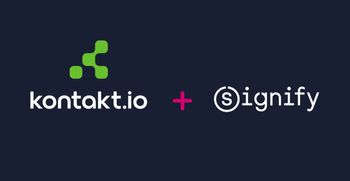Kontakt.io Partners with Signify to Enable Smart Lighting with...