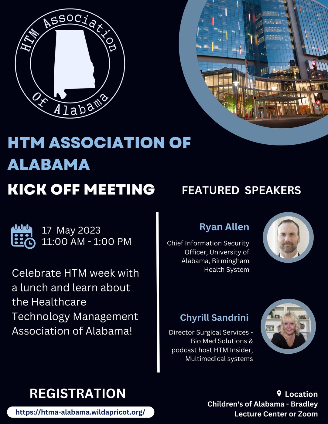 Healthcare Technology Management (HTM) Association of Alabama Kick Off