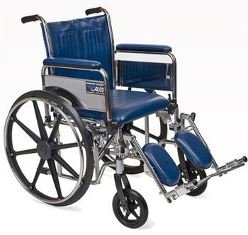 Alco - 24"W Solid Seat w/ Full Arm and Footrest