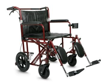 Medline Lightweight Bariatric Transport Chair