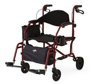 Medline Combination Rollator / Transport Chair