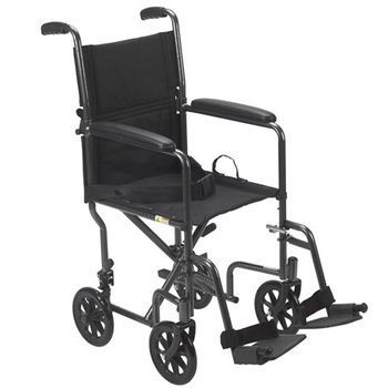 Drive Medical Lightweight Steel Transport Chair