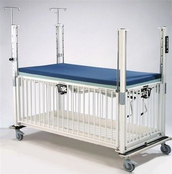 Alco ICU Youth Crib Chrome Finish
