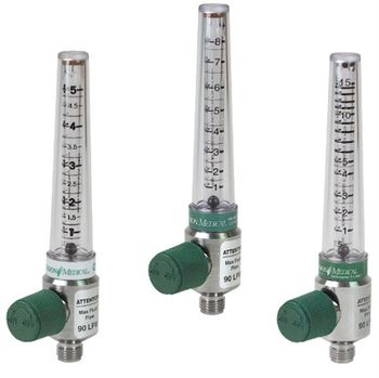 Precision Medical - Chrome Flowmeter