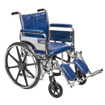 Alco - 20"W Solid Seat w/ Full Arm and Footrest